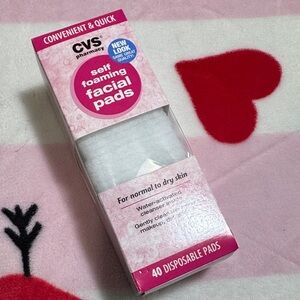 CVS Pharmacy Pink Self Foaming Facial Pads - 40 Disposable Pads